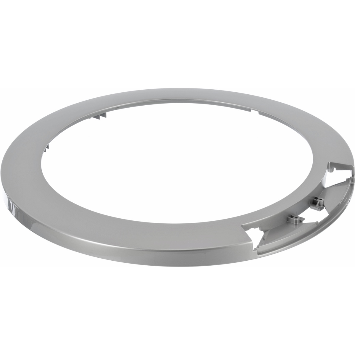 Original Fensterrahmen vorn, Türring außen, silber für Waschmaschine für Bosch / Siemens 00672818 – Produktbild