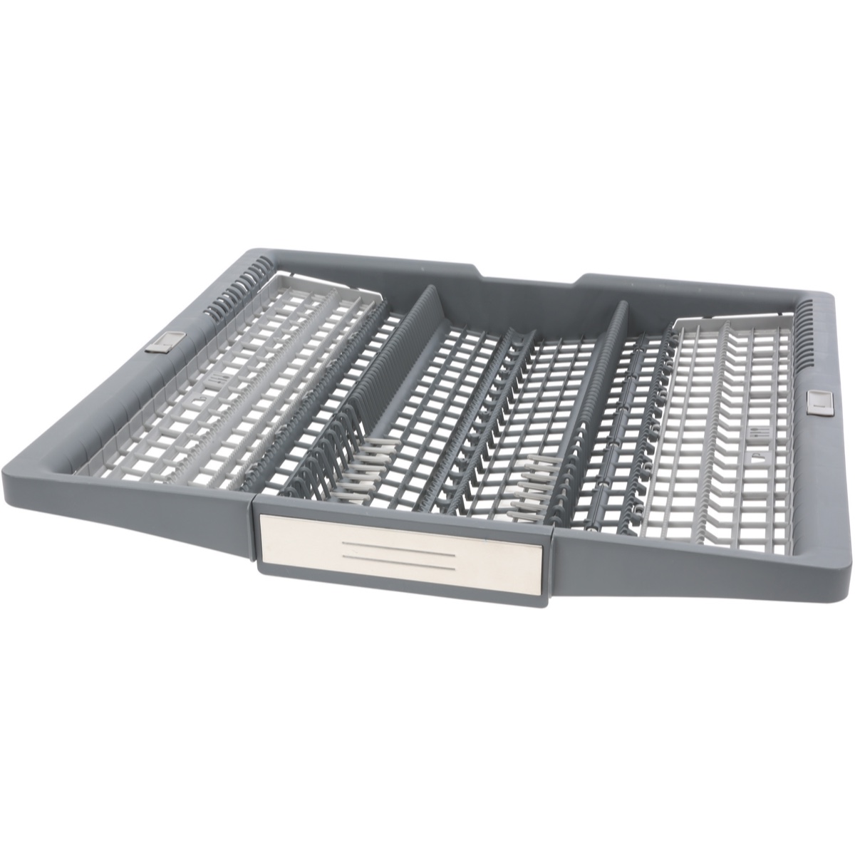 Original Besteckschublade dukelgrau mit Edelstahl-Inlay + für Bosch / Neff / Siemens 00687684 – Produktbild