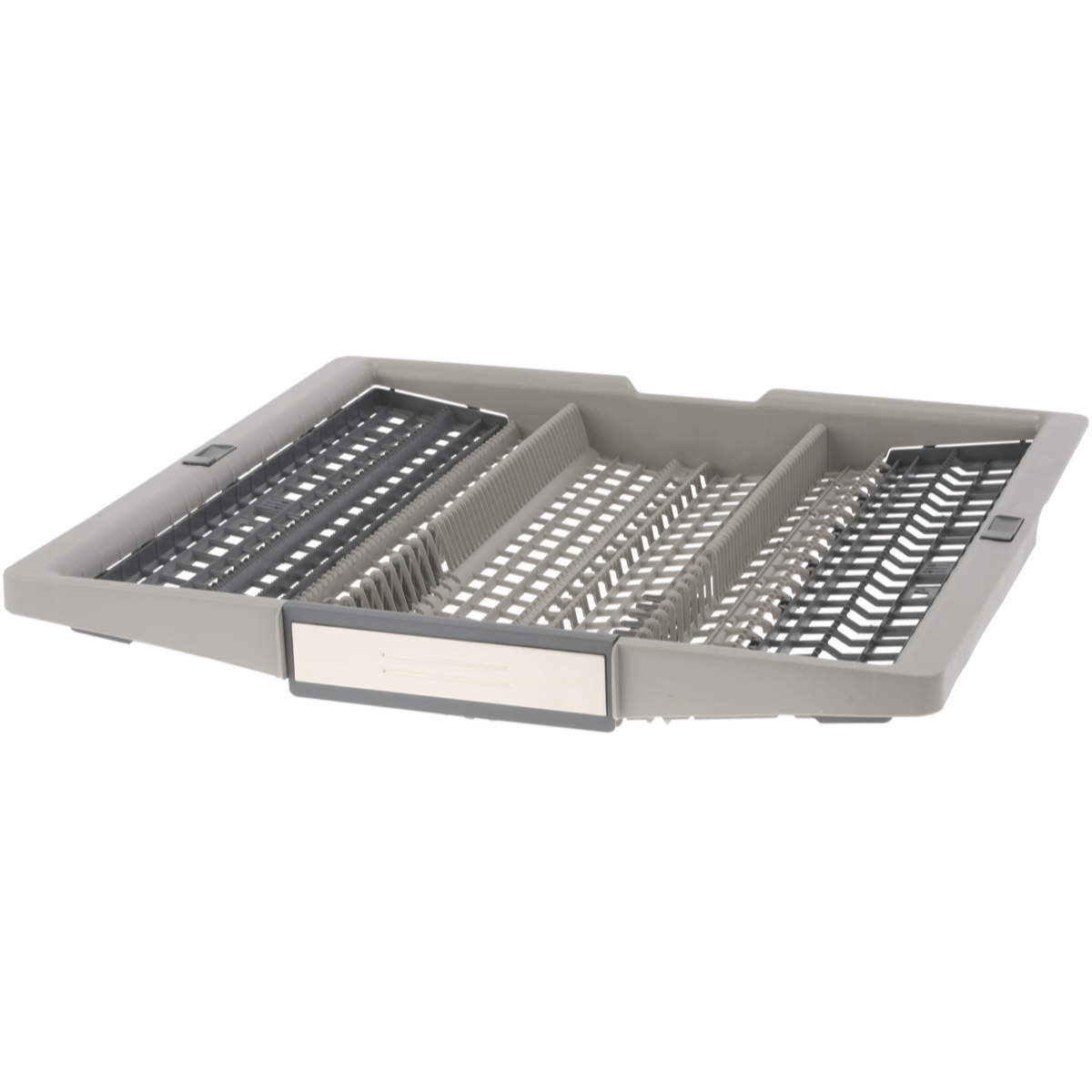 Original Besteckschublade Hellgrau mit Edelstahl-Inlay + für Bosch / Siemens 00687691 – Produktbild