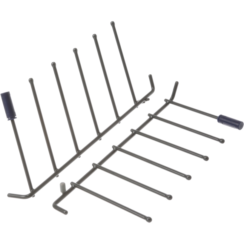 Original Klappstachel Set für Oberkorb, links hinten, dunkelgrau (2x Klappstacheln) für Siemens 12034683 – Produktbild